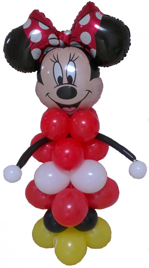 Mini Mouse van ballonnen foto