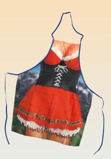 Tiroler schort dames foto