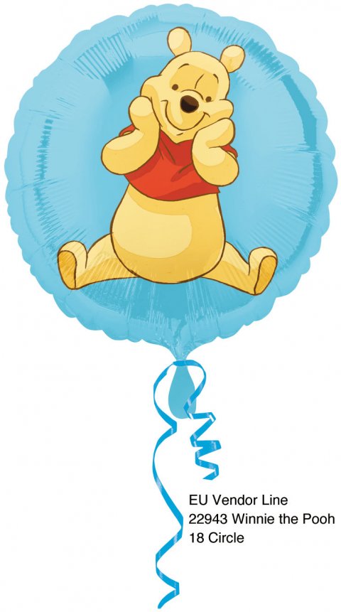 Winnie the Pooh Folieballon foto