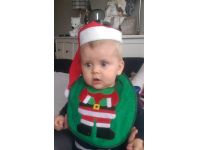 Kerstslabber met muts