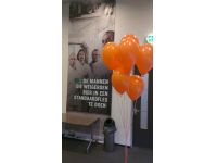 Helium ballon decoratie 7st met gewichtje