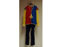 Musketier 7-9 jaar rood-blauw