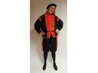 Pietenpak zwart/rood 56