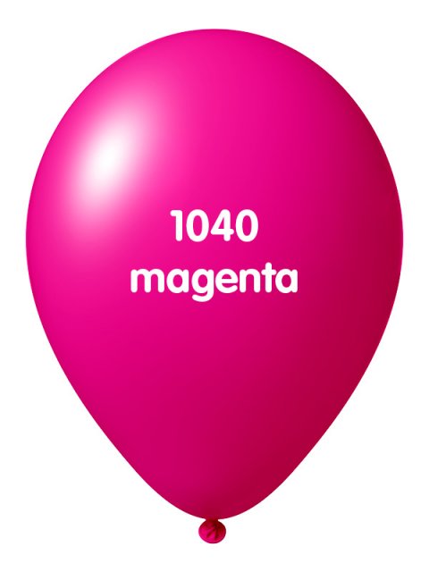Onbedrukte ballonnen 10 st Magenta foto