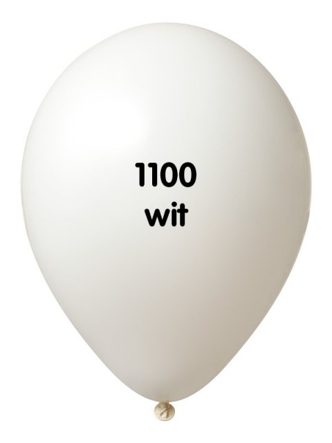Onbedrukte ballonnen 10 st Wit foto