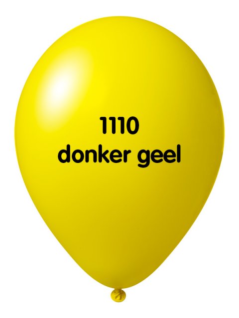 Onbedrukte ballonnen 10 st D Geel foto