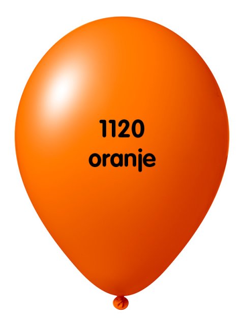 Onbedrukte ballonnen 10 st Oranje foto