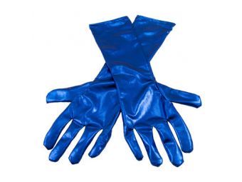 handschoenenmetallic blauw