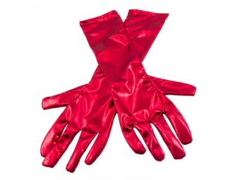 handschoenenmetallic rood