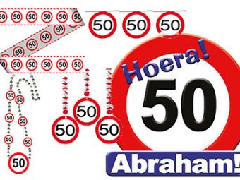 verjaardag verkeerspakket 50 abraham