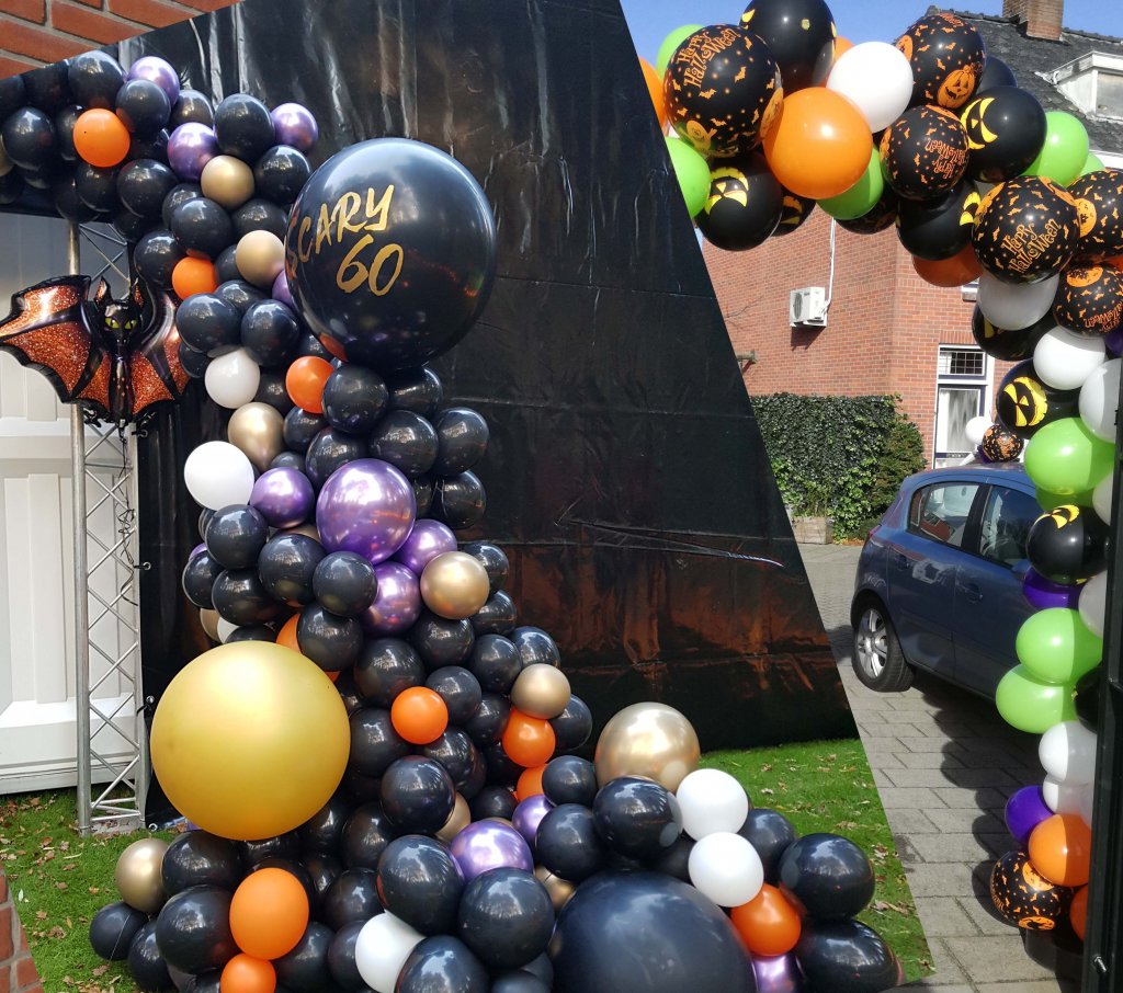 Ballondecoratie Halloween foto