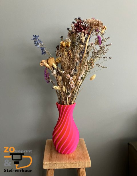 Spiraal vaas prijs vanaf foto