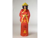Chinese Geisha jurk maat L
