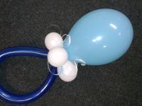 Ballonnen speen blauw