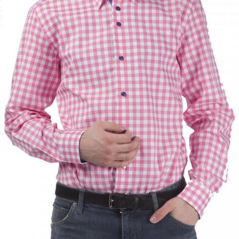 Tiroler blouse Stef pink foto