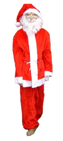Kerstman outfit, pak foto